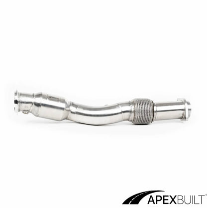 APEXBUILT® G87 M2, G80 M3, & G82/G83 M4 RESONATED MINI-CAT DOWNPIPES (S58, 2021+)