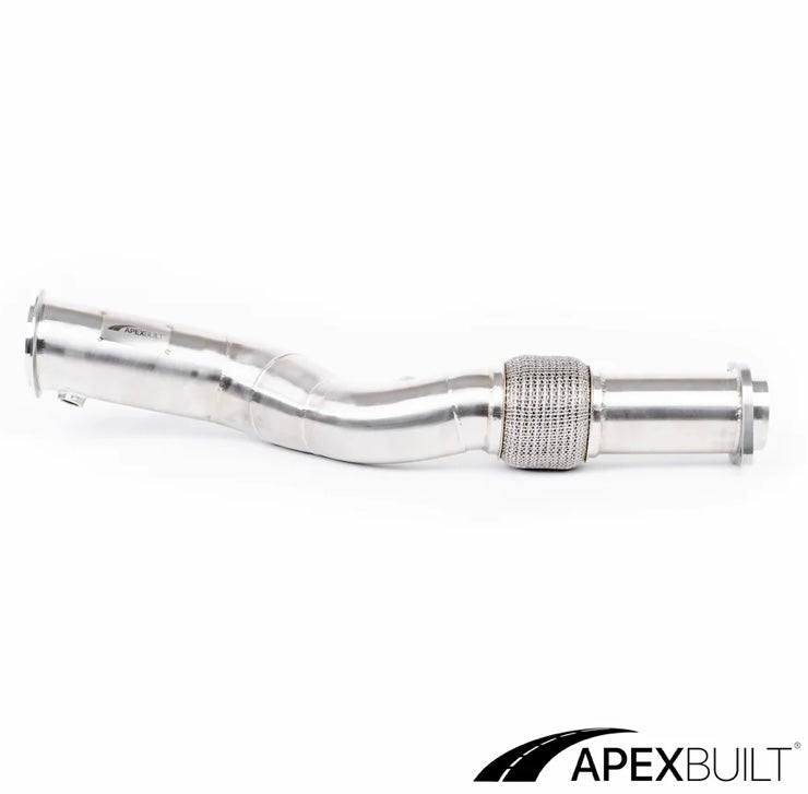 APEXBUILT® BMW G87 M2, G80 M3, & G82/G83 M4 RACE DOWNPIPES (S58, 2021+)