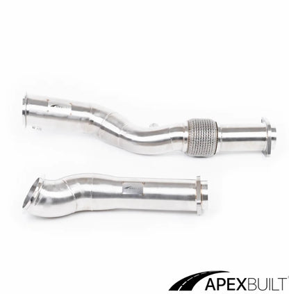 APEXBUILT® BMW G87 M2, G80 M3, & G82/G83 M4 RACE DOWNPIPES (S58, 2021+)