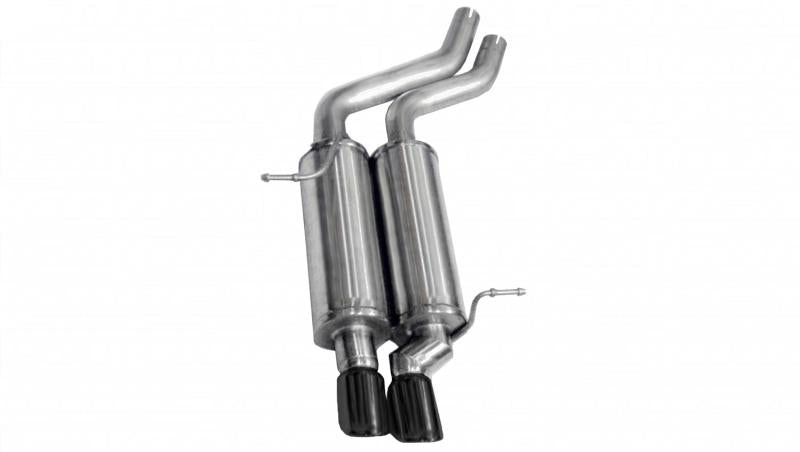 CORSA Performance 2.25" Axleback Exhaust Single Rear Exit with Twin 3.0" Black PVD Pro-Series Tips BMW 325i/ci E46 | 330i/ci E36 2001-2006