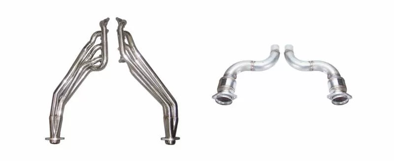 Pypes Exhaust Exhaust Header Long Tube Catted To Factory Header mid-Pipe Polished Stainless Steel