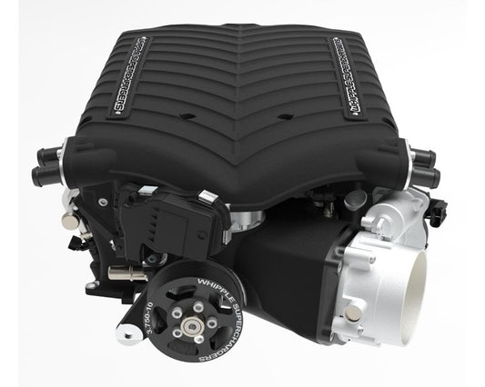 Whipple W185RF Stage 1 3.0L Supercharger Competition Kit | Intercooled Black Jeep Trachhawk | Dodge Durango | Hellcat 2018+