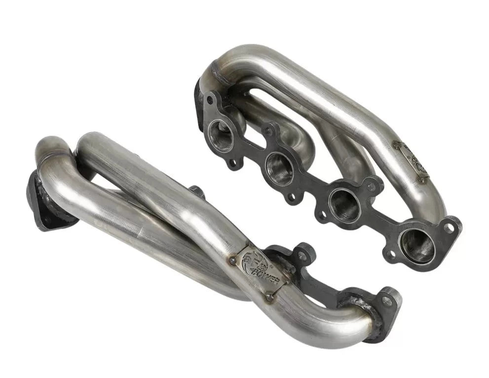 aFe POWER Twisted Steel 304 Stainless Steel Headers Ford F-150 2015-2022