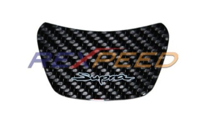 Rexpeed Carbon Fiber Steering Wheel Badge Toyota Supra 2020-2023