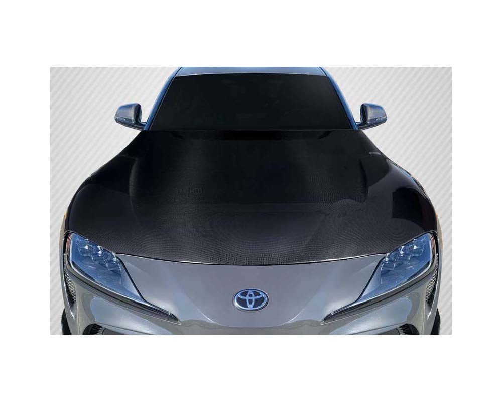 2019-2023 Toyota Supra A90 Carbon Creations OEM Look Hood - 1 Piece