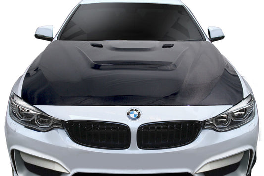 2012-2018 BMW 3 Series F30 / 2014-2020 4 Series F32 Carbon AF-1 Hood ( CFP ) - 1 Piece