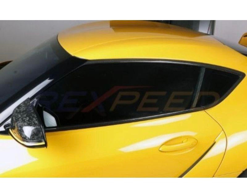 Rexpeed Dry Carbon Door & Window Moulding Cover Toyota Supra GR 2020+